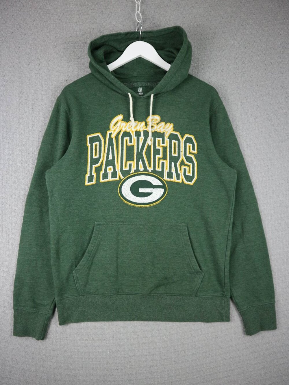 NFL Green Bay Packers Green Football Hoodie Mens 2014 Team Apparel Medium